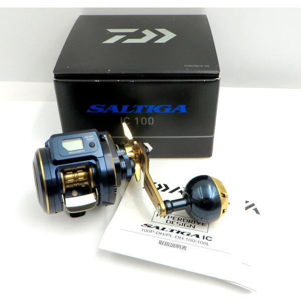 中古(目立った傷や汚れなし) ダイワ 21ソルティガIC 100 DAIWA リール ベイトリール リール SALTIGA 美品 釣具 釣り 00631502 (034688) TA0055 ◇