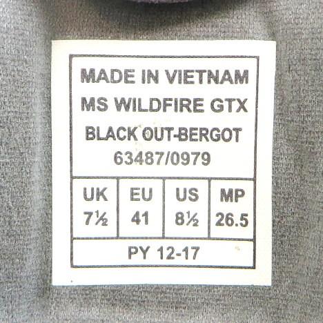 中古(目立った傷や汚れなし) サレワ SALEWA MS WILDFIRE GTX シューズ 登山 靴 26.5cm 美品 TA0069 ◇