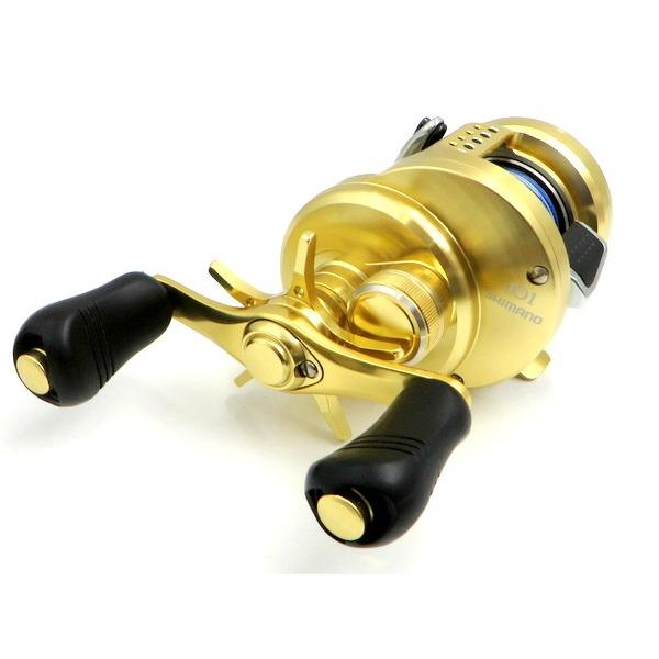 中古（目立った傷や汚れなし） シマノ 14カルカッタコンクエスト 101 SHIMANO ベイトリール リール 釣具 釣り ゴールド 032 –  Dr.tackle