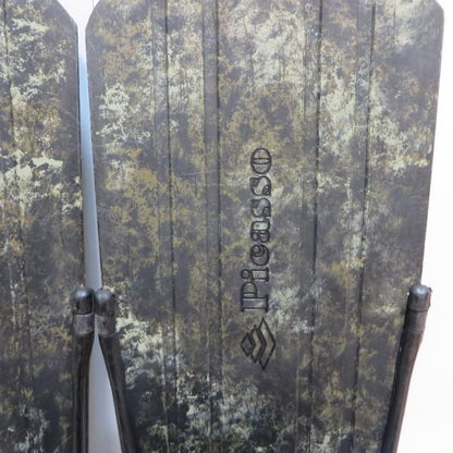 中古（やや傷や汚れあり） ピカソ・マスター 水中狩猟 フィン スキューバ ダイビング Picasso Master SPEED Green Camo Fins 28〜30cm 44/46 TA0034 ◇